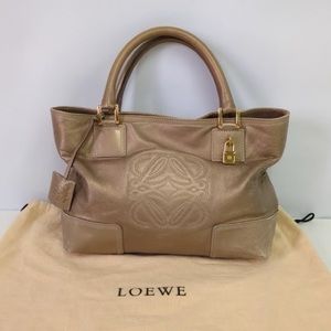 🔥LOEWE Leather Gold Tote/Handbag🔥